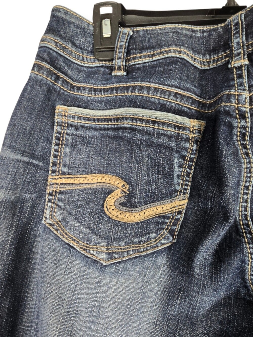 Silver Suki Low Rise Straight Leg Jean Womens Size 32 - Picture 6 of 15